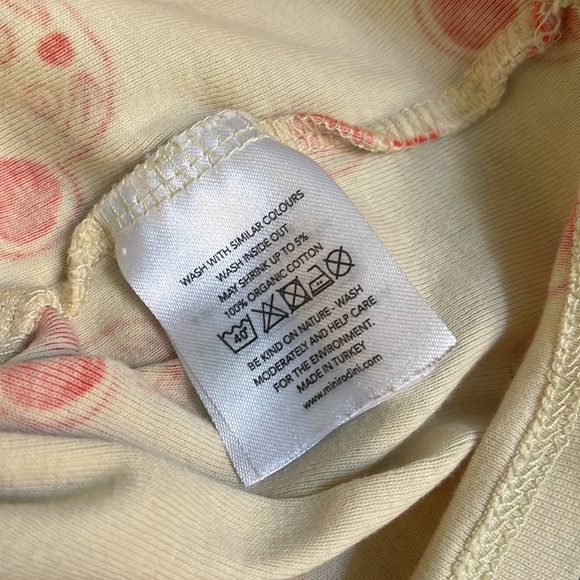 Mini Rodini Winking Mouse Dress STAIN 104/110 3-5 years runs small more 2-4 y - Picture 7 of 8